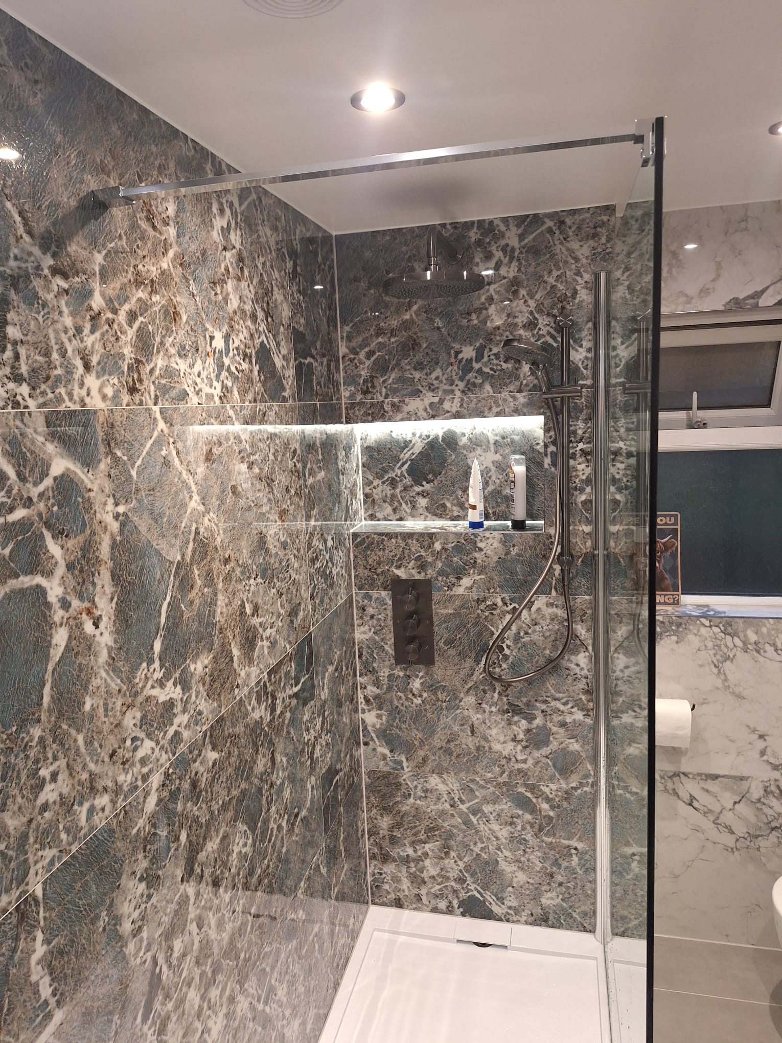 After renovation, finished bathroom